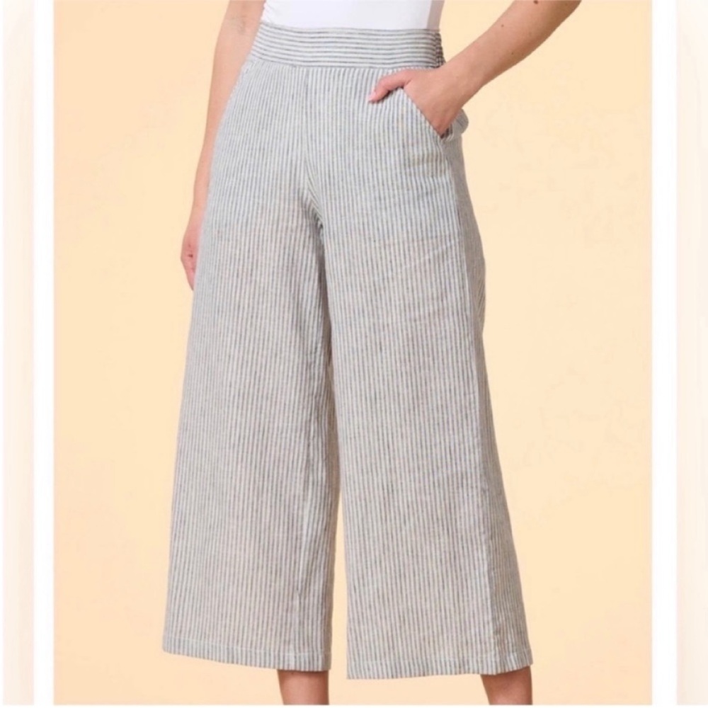 linen luxury pants NEW capri style